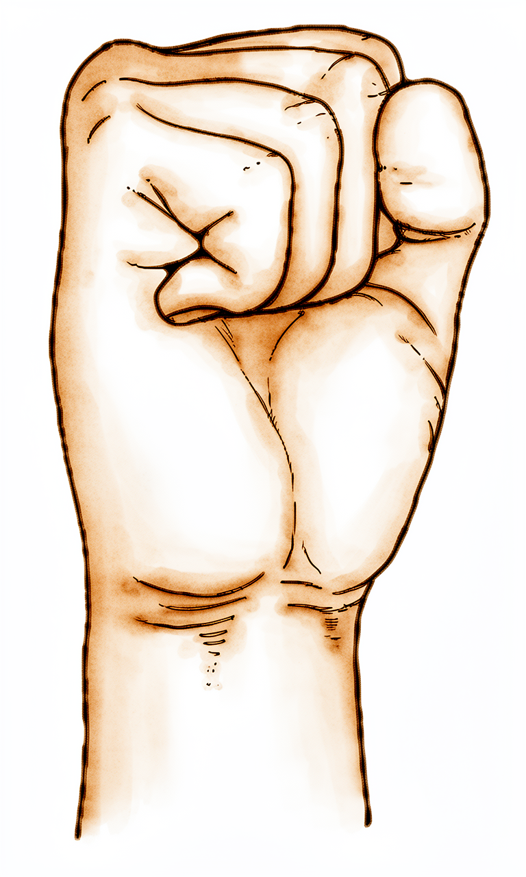 A loose fist.