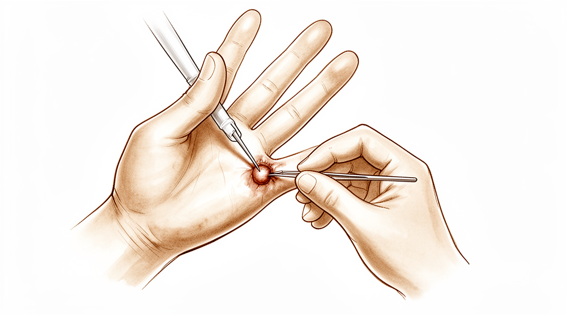 Flexor Sheath Ganglion Excision