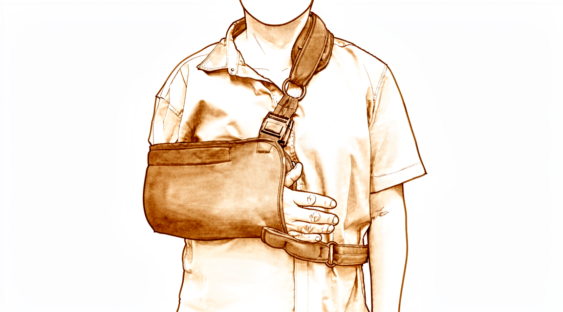 Wearing a sling